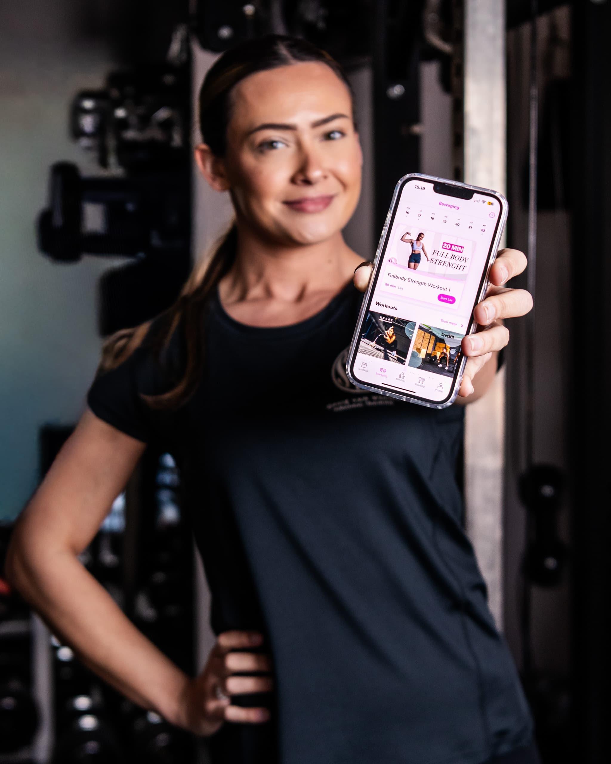 Her All-In Transformation Online: coaching via de app